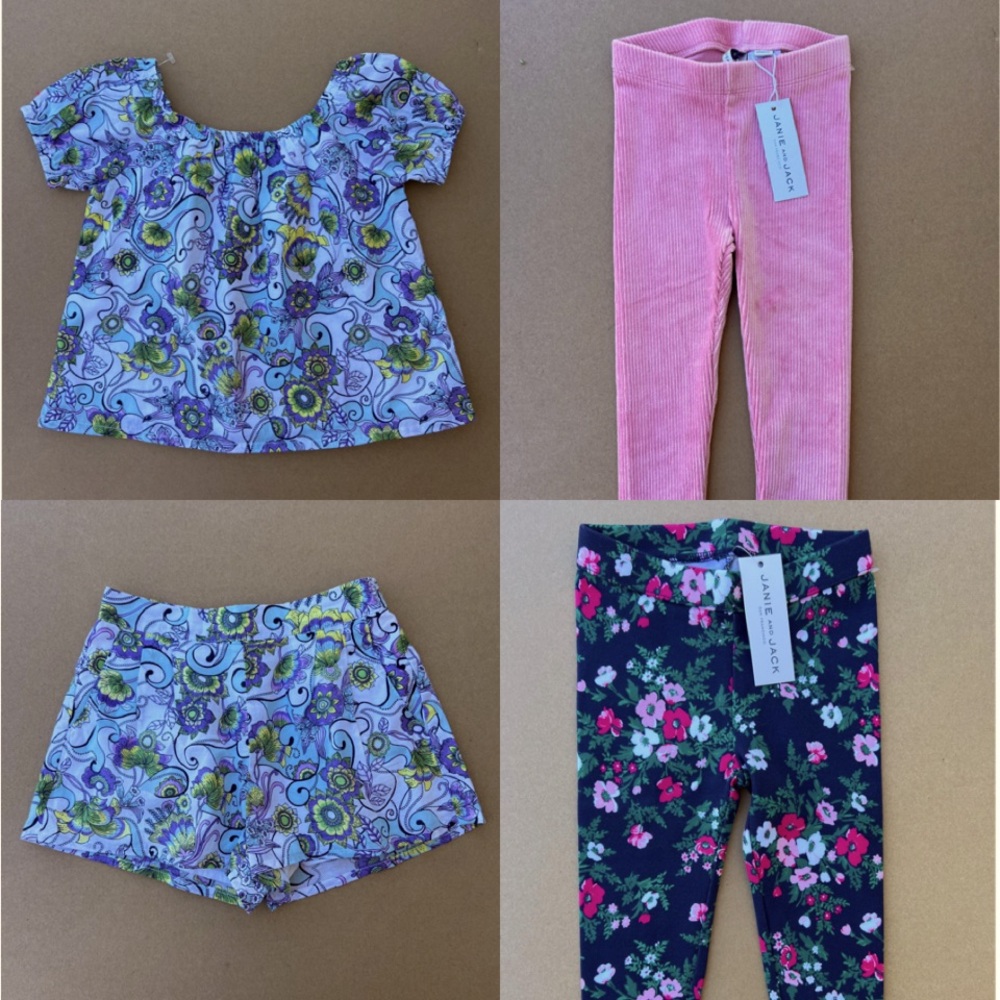 Janie and Jack Toddler Girl Clothes Bundle